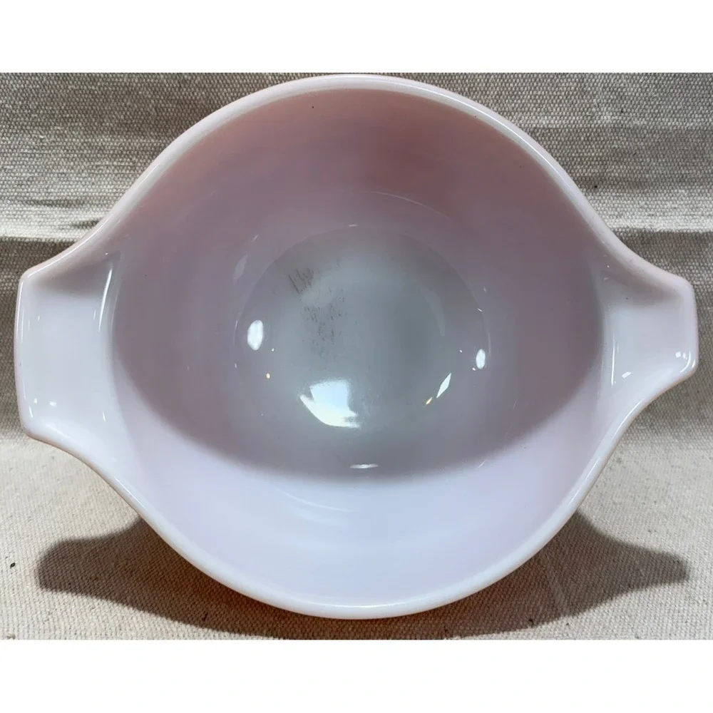 Vintage Pyrex Autumn Harvest Orange Wheat Cinderella Mixing Bowl 2.5 Qt 443